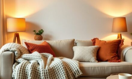 Jak wizualnie ocieplić wnętrze: kluczowe kolory, tekstylia i oświetlenie dla przytulnej atmosfery