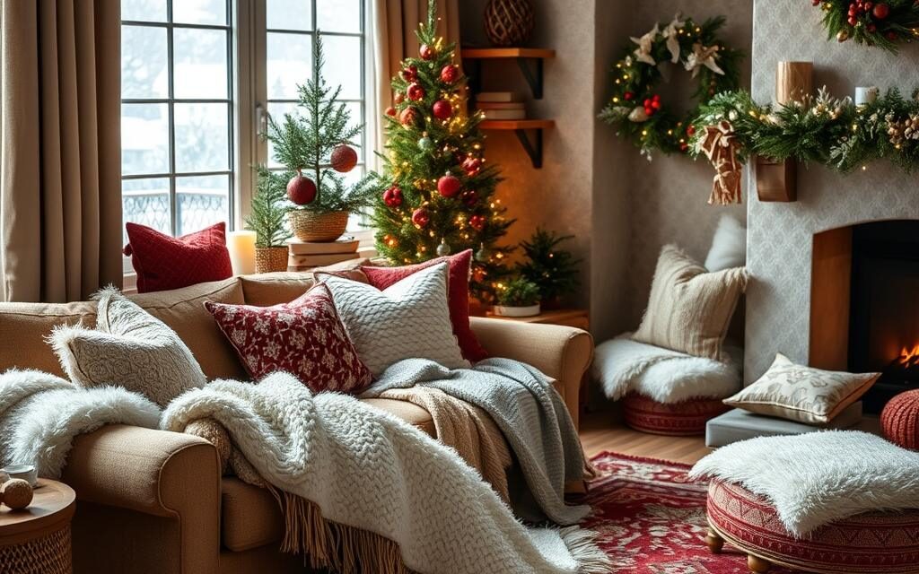 Tekstylia zimowe do domu: jak wybrać ciepłe i stylowe dodatki tworzące przytulną atmosferę