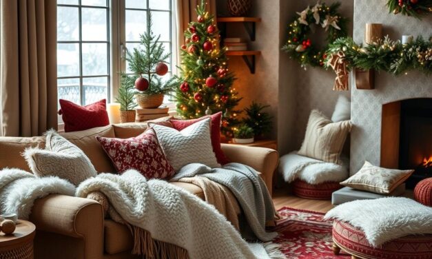 Tekstylia zimowe do domu: jak wybrać ciepłe i stylowe dodatki tworzące przytulną atmosferę