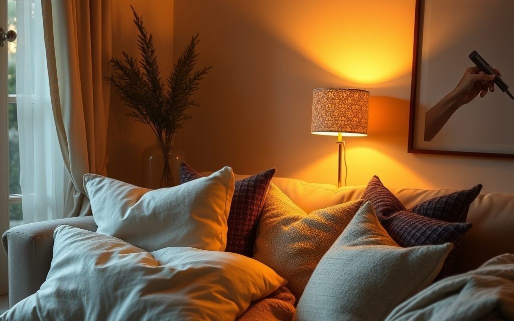 Jak stworzyć wieczorny klimat ciepłem światła i warstwowymi aranżacjami wnętrza
