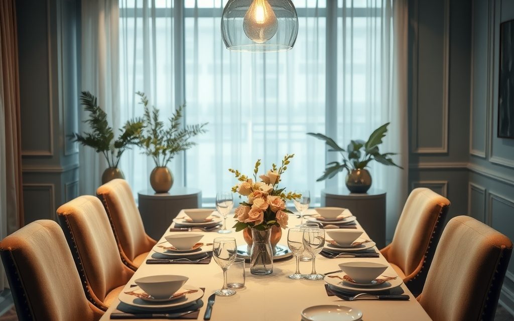 Jak ustawić stół w chłodnej jadalni, by zyskać komfort i przytulność przestrzeni