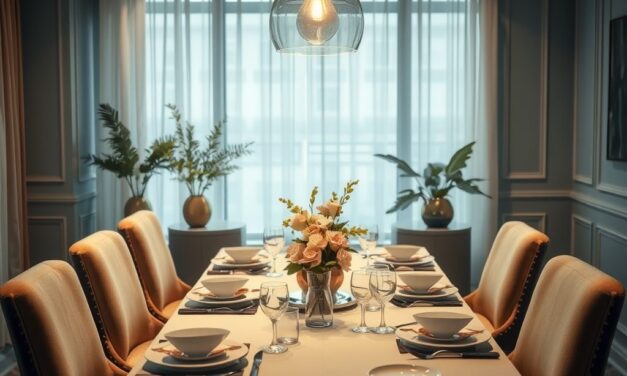 Jak ustawić stół w chłodnej jadalni, by zyskać komfort i przytulność przestrzeni