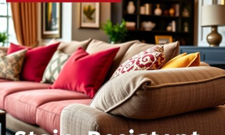 Materiały łatwe w czyszczeniu do mieszkania: jak wybrać tkaniny odporne na plamy i zabrudzenia