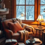 Przytulny kącik do czytania na zimę: jak stworzyć komfortową i ciepłą przestrzeń relaksu