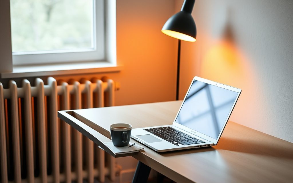 Biurko przy grzejniku: jak ustawić je ergonomicznie i zadbać o komfort pracy przy ciepłym źródle