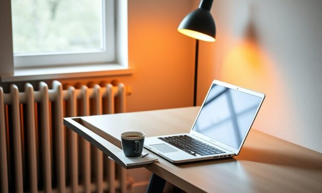 Biurko przy grzejniku: jak ustawić je ergonomicznie i zadbać o komfort pracy przy ciepłym źródle