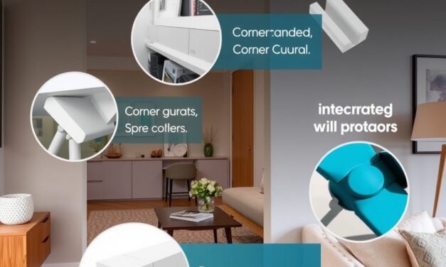 Ochrona narożników i ścian w mieszkaniu pod wynajem: skuteczne sposoby na trwałe zabezpieczenie i ograniczenie kosztów remontów