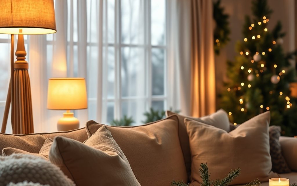 Przytulny dom na zimę: jak stworzyć ciepłą atmosferę dzięki światłu, tekstyliom i naturalnym dekoracjom