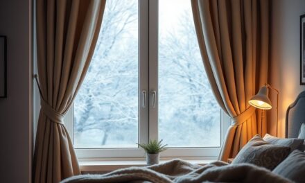 Osłony okienne do sypialni zimą: jak wybrać termoizolację i zachować komfort cieplny oraz prywatność