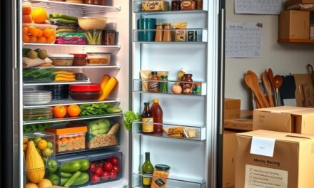 Lodówka i jedzenie przed przeprowadzką: jak zaplanować spożycie i bezpiecznie przygotować sprzęt do transportu