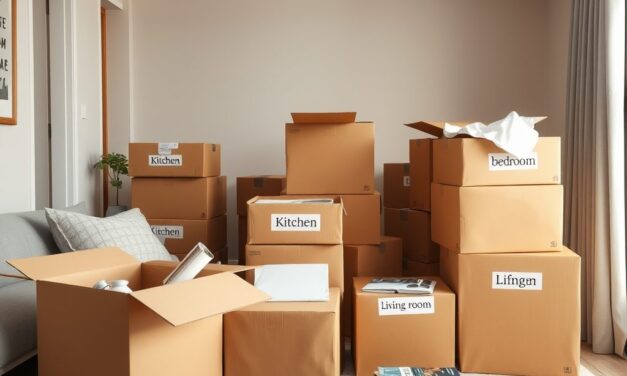 Rozpakowywanie kartonów pokój po pokoju: jak zaplanować kolejność i uniknąć chaosu po przeprowadzce