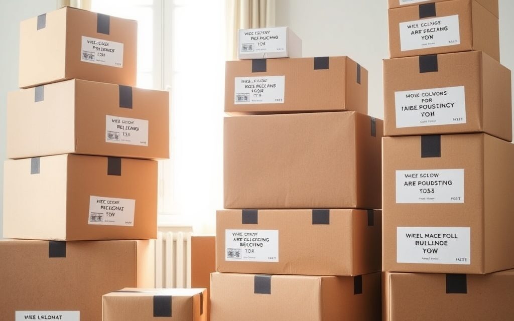 Jak opisać kartony do przeprowadzki, by ułatwić pakowanie, transport i rozpakowywanie